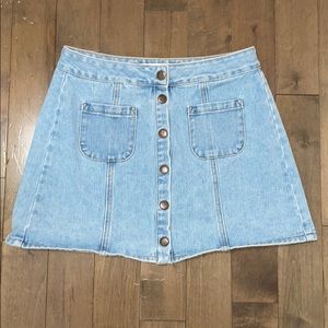 Brandy Melville Button Down Skirt